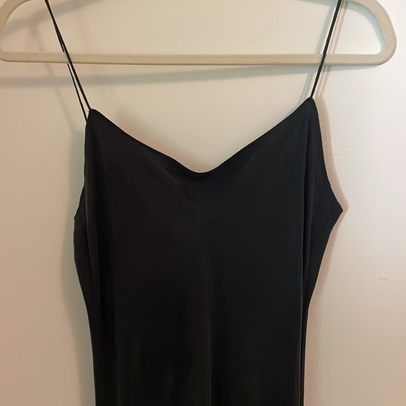 NWT J Crew Gwyneth Black Slip Dress - Picture 3 of 9